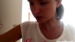 Cooking Russian Borscht At Home With Blonde Teen