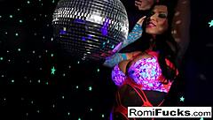 Teen Squeezes Her Big Oiled Breasts