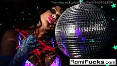 Teen Squeezes Her Big Oiled Breasts