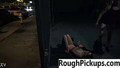 B picks up a slut and fucks her hard in the car! She screams for more cock!