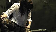 piss slut gangbanged getting facials 😈