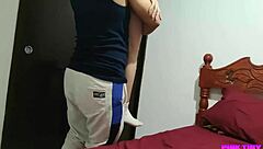 i recorded this amateur latina having sex with a monster cock at home