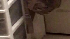 Young slut rocks interracial blowjob in dorm room 😈