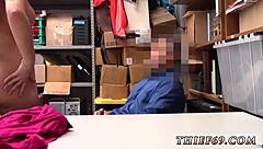 vintage hairy teen 18+ in uniform during apparel theft