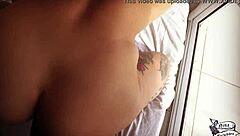 Small-titted Latina gets dominated by monster cock in Russian mansion