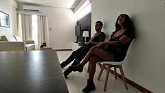 Surprise blowjob from horny teen