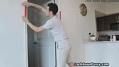 Quarantine couple enjoys homemade teen blowjob