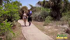Public Handjobs Rachel Rose Loves Black Cock Jerks Her Mans Big Dick At The Park