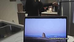 Quarantine couple enjoys homemade teen blowjob