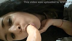 Sexy Mexican Girl Intensely Tries Her New Fucking Machine