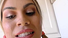 pretty blonde girl enjoys showing off her hot body