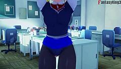 Android 18 And Videl Fuck Gohan Hard!