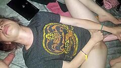 Homemade amateur milf experiences intense emotions in deepthroat blowjob and toy play