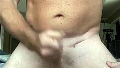 Dirty Talking While Jerking Off Big Cock at Window, Teasing with Ass and Cumshot