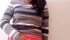 This latina milf masturbates outdoors in public