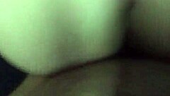 BBW wife rides my big white cock standing up