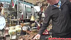 Fine Amsterdam Tourist Cumsprayed Wildly on Camera