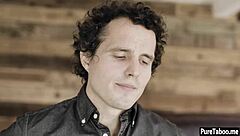 lesbian teen girlfriend smashed by blackmailing boyfriend!