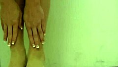 Hot Blonde Squirts Wildly in Changing Room with Toy