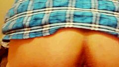 Viewer's Point Of View Anal Sex With Transsexual