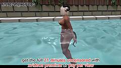 3d microbikini fun censored