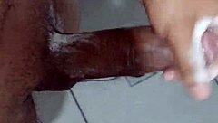 A well-off man pleasures himself in the shower, resulting in an ejaculation