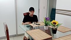 Latina ex rides and cums in missionary