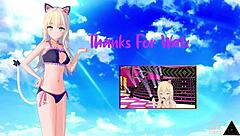 mei hatsume and midoriya have uncensored sex with blowjob handjob cumshot