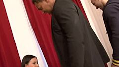 Does Gabriella Daniels kiss her cuckold after BBC cum?