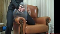 grinding latex balloons against body in fetish masturbation session for intense pleasure