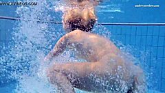 elena proklova's blonde beauty underwater