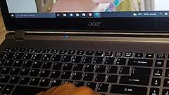 Skinny guy wanks solo to Playboy magazine images