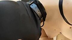 Big tits teen whore gives homemade blowjob to cock