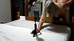 really tight dp with big dildo makes me cum up her arse