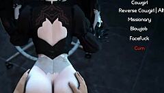 Hentai game 2bae with anime characters