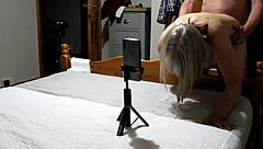 really tight dp with big dildo makes me cum up her arse