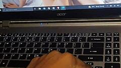 Skinny guy wanks solo to Playboy magazine images