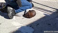 Cop Conducts Physical Search On Shoplifting Suspect, Leading To Intense Booty Fucking In Gay Porn Scene