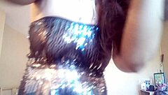 Ginger Paris Plays With Confetti Balloon Fetish In Lingerie