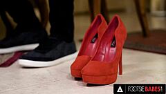 gorgeous tiffany doll bent over for assfucking footjob fuck