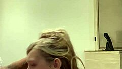 Milf wife gets bent over for sloppy ass fucking at home