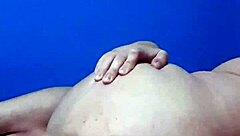 Gay amateur gives a blowjob and strips down