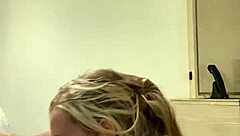 Milf wife gets bent over for sloppy ass fucking at home