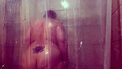 hidden camera captures shower scene