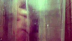 hidden camera captures shower scene