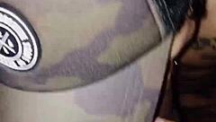 His curved cock takes my breath in my ass