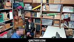 GIRLTHIEF - HOT ASIAN STEPMOM CHRISTY LOVE FUCKS OFFICER TO BAIL OUT HER BUSTED STEPDUGHTER!