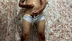 Pornstar Orgasms While Stripping In Shower!