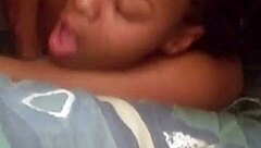 Young Ebony Gets POV Doggystyle Creampie?