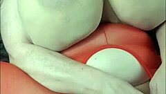 Lady with huge tits enjoys bbc toy